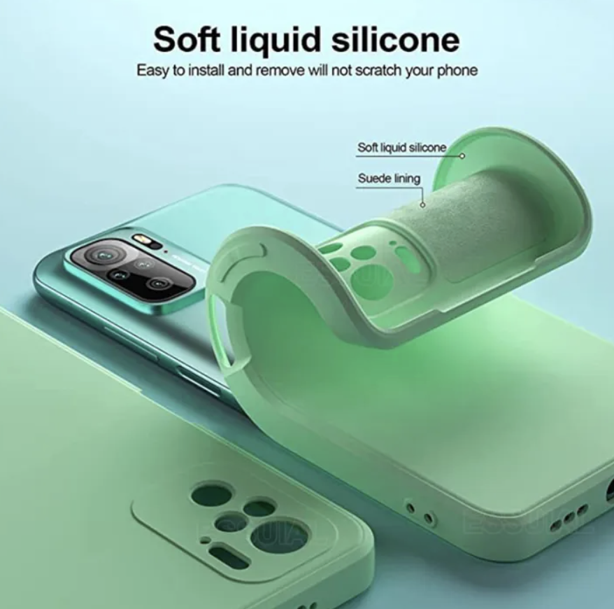 For Xiaomi Redmi Note 10s Case Redmi Note 10s 10 Note10 Pro 4G Funda Cover Square Matte Silicone Luxury Classic Phone Cover