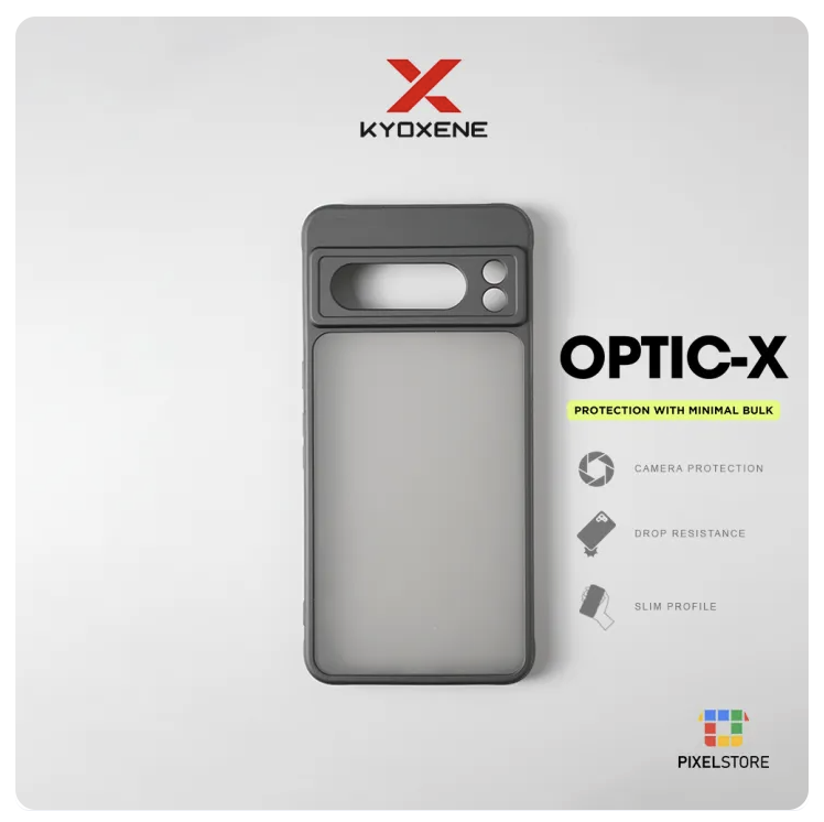 KYOXENE OPTIC-X Matte Hybrid Bumper Case Google Pixel 9a 9 Pro XL 8 Pro 7a MagSafe Wireless Charging Anti-Fingerprint
