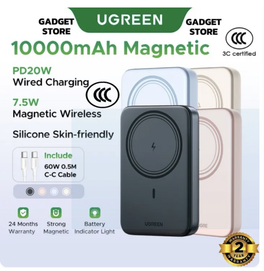 UGREEN Magnetic Wireless 10000mAh PowerBank Charger Power bank PB561