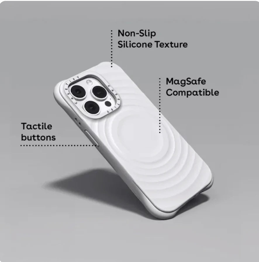 CASETiFY Ripple Case with Magsafe for iPhone 16 Pro Max / iPhone 15 Pro Max / iPhone 14 Plus / iPhone 13 Pro Max / iPhone 12 Pro Max G-DRAGON Same Style Phone Case