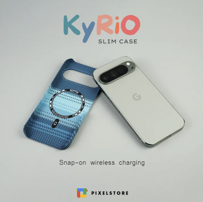 KYRIO Slim Case Checkered Design Magnetic Charging Compatible for Google Pixel 10/10Pro/10ProXL/9/9Pro/9ProXL/8/8Pro/7/7Pro