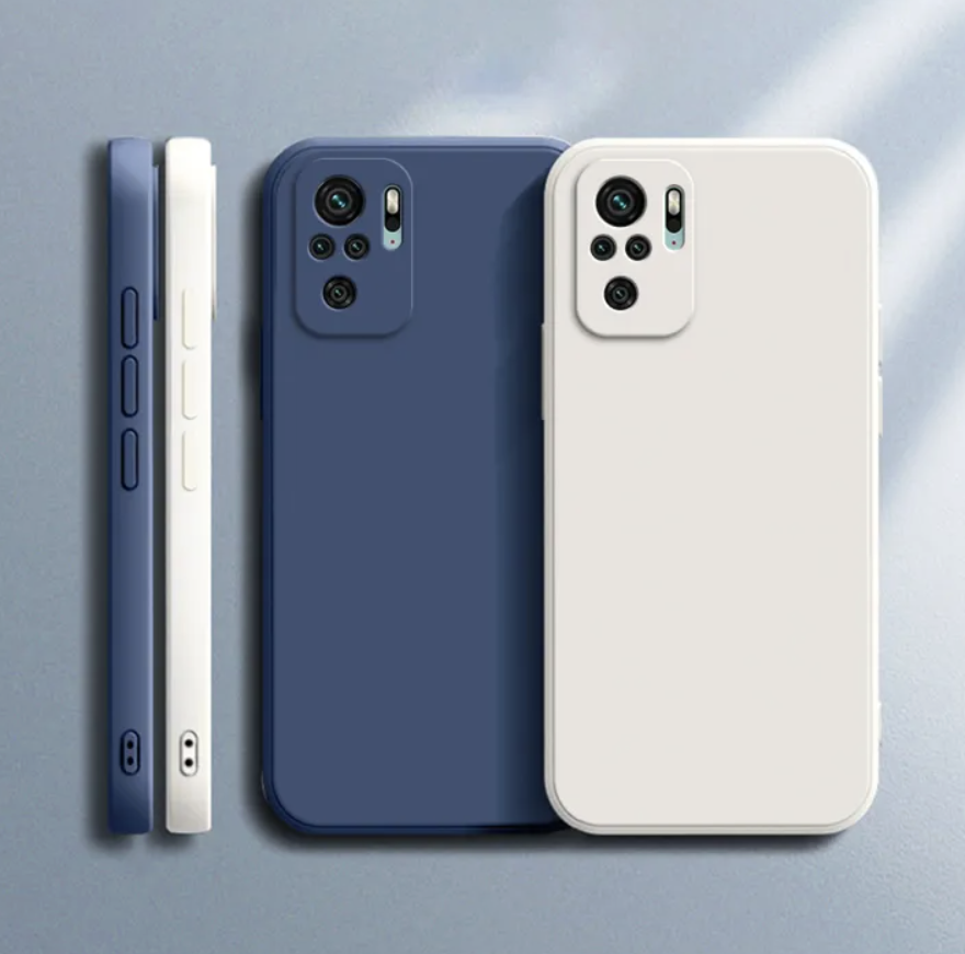 For Xiaomi Redmi Note 10s Case Redmi Note 10s 10 Note10 Pro 4G Funda Cover Square Matte Silicone Luxury Classic Phone Cover