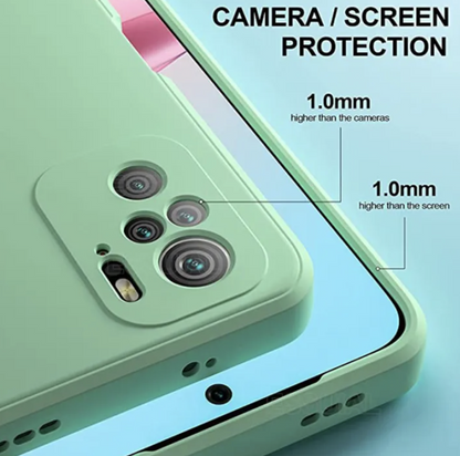 For Xiaomi Redmi Note 10s Case Redmi Note 10s 10 Note10 Pro 4G Funda Cover Square Matte Silicone Luxury Classic Phone Cover