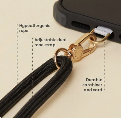CASETiFY Rope Phone Strap with Card | Crossbody Lanyard