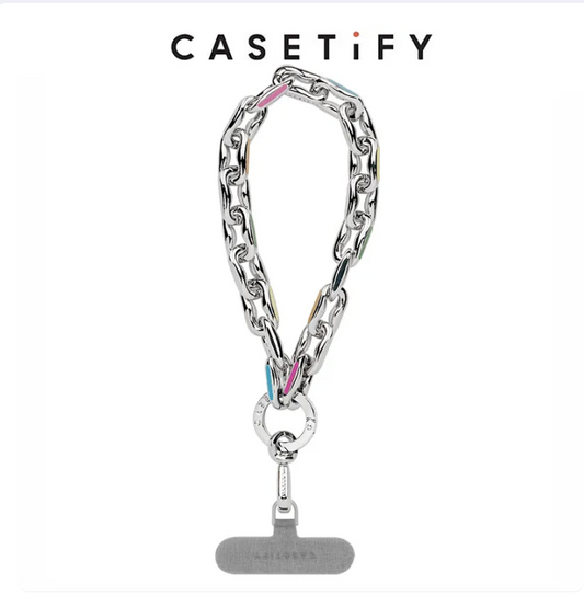 CASETiFY Metal Chain Phone Strap | Luxury Gold/Silver Convertible Wrist Crossbody Lanyard - Ellis Edge