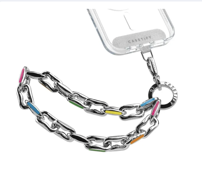 CASETiFY Metal Chain Phone Strap | Luxury Gold/Silver Convertible Wrist Crossbody Lanyard - Ellis Edge