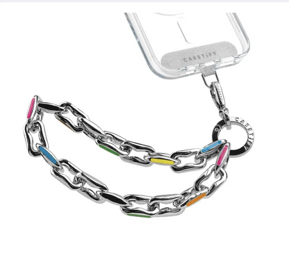 CASETiFY Metal Chain Phone Strap | Luxury Gold/Silver Convertible Wrist Crossbody Lanyard - Ellis Edge
