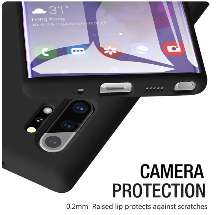 LUOWAN Galaxy Note 10 Plus Case | Soft Flexible TPU Shockproof Protective Cover Matte Anti-Fingerprint