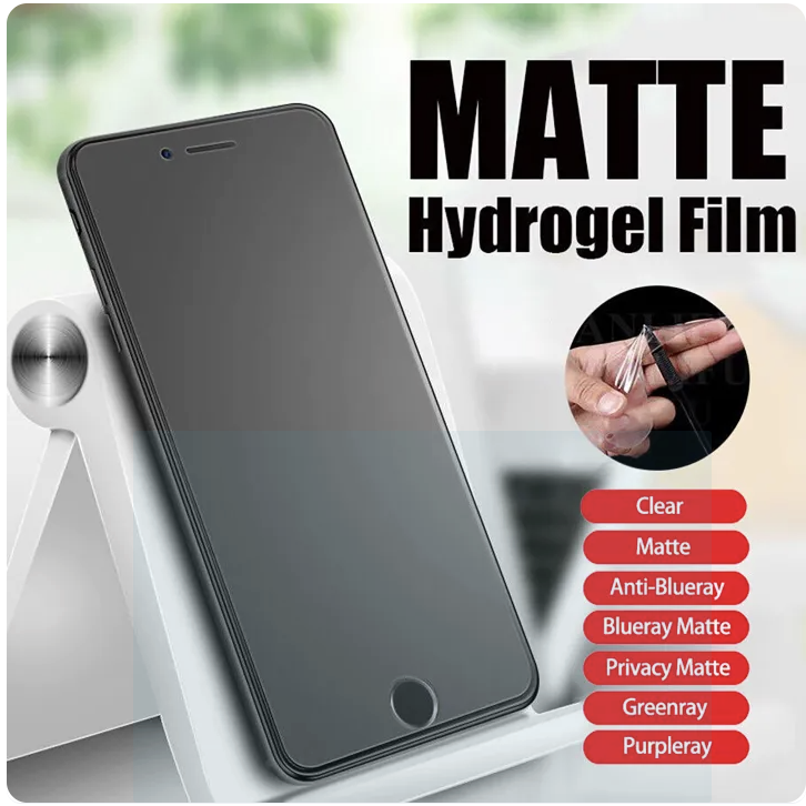 Hydrogel Screen Protector Samsung Galaxy S25 S24 S23 S22 S21 S20 Ultra Plus FE Matte Privacy Blue-ray Anti Glare Full Coverage