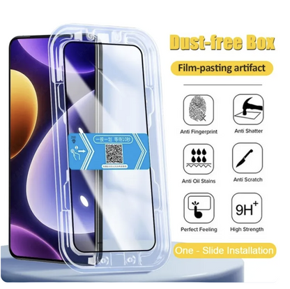 Tempered Glass Screen Protector Samsung Galaxy S25 S24 Ultra S24+ S23 FE Fingerprint Unlock Quick Install Alignment Tray UV