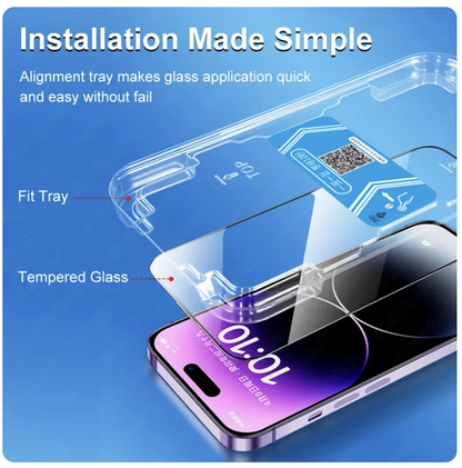 Tempered Glass Screen Protector Samsung Galaxy S25 S24 Ultra S24+ S23 FE Fingerprint Unlock Quick Install Alignment Tray UV