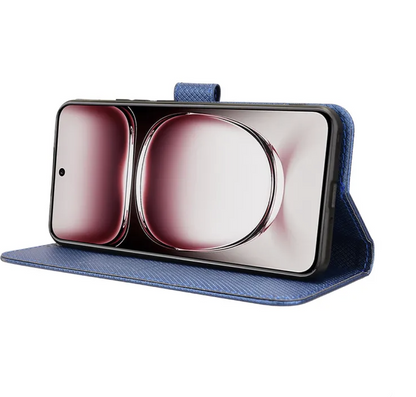 OPPO Reno 12 Pro 5G Flip Case Wallet PU Leather with Stand Magnetic Card Holder Protective Cover