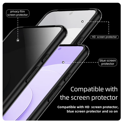 MagSafe Case Google Pixel 9 Pro XL 9 Pro 8 Pro 7a Clear Silicone Bumper Hard PC Back Shockproof Non-Yellowing Cover