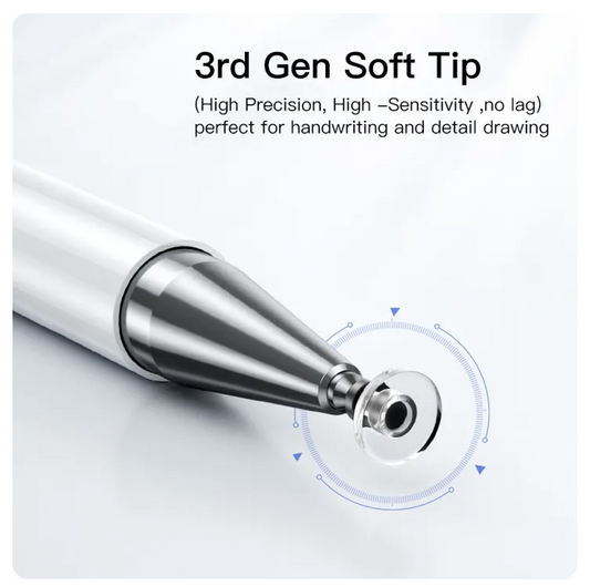 GOOJODOQ Universal Capacitive Stylus Pen for iPad iPhone Android Tablet Phone Touch Screen Precision Tip Palm Rejection