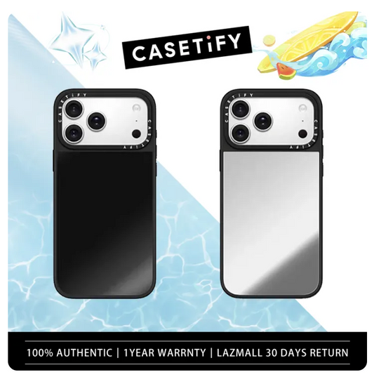 Casetify Mirror Case iPhone 17 16 15 14 13 12 Pro Max Shockproof MagSafe Reflective Chrome Anti-Scratch Protective Cover
