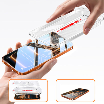 Premium Tempered Glass Screen Protector(iPhone 13–17 Series) – Anti-Fingerprint, Anti-Drop & Crystal-Clear