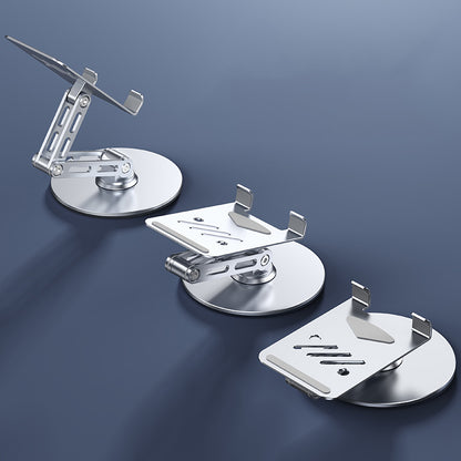 Adjustable Aluminum Alloy Stand – 360° Rotation for Phone & iPad